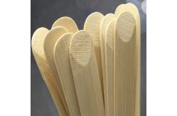China 18Cm Disposable Biodegradable Bamboo Stuffing Spoon For Dumpling Wonton Stirring supplier
