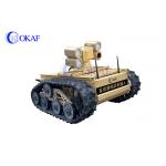 Tracked Chassis Robot Intelligent AI PTZ camera Security Robot patrol for sale