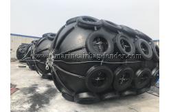 China High Pressure Inflatable Floating Rubber Fender , Aircraft Tyre Fender supplier