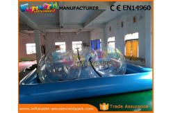 China Heat Sealed Inflatable Swimming Pool Wet Deep Rectangle Pool 0.9mm PVC Tarpaulin supplier