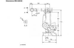 China ABB IRB 4400 Base  Payload 60KG 6 Axis Robot Arm Robot Industrial supplier