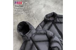 China OEM Design Winter Bubble Jacket Men'S Down Jackets Winter With Detachable Hat supplier