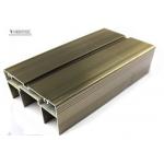 2.0 MM Thick Champagne Anodized Aluminum Door Extrusions For Silding Door / Casement Door for sale