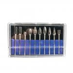 10 Pcs Die Grinder Tungsten Carbide Burr Set With 2.35mm/3mm Shank