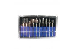 China 10 Pcs Die Grinder Tungsten Carbide Burr Set With 2.35mm/3mm Shank supplier