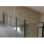 Balcony 1.2mm Stainless Steel Rope Mesh Netting 300x300mm Hole for sale