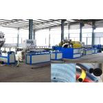Twin Screw Plastic Pipe Extrusion Line / Fiber Reinforced Pvc Pipe Extruder Machine for sale