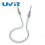 Quartz Glass Heating Lamp Tube High Foot Circular Infrared Lamp Tube for sale