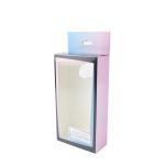 Custom Cosmetic Packaging Boxes Makeup Brush Packaging Luxury with Clear Window Hook for sale