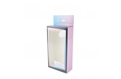 China Custom Cosmetic Packaging Boxes Makeup Brush Packaging Luxury with Clear Window Hook supplier