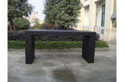 China Resin Wicker Bar Set With Power Coated Aluminum Or Steel Frame supplier
