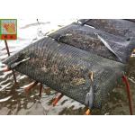 Diamond Style Aquaculture Netting Black Oyster Mesh Cage HDPE Materials for sale