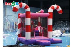 China Silk Printing Candy Inflatable Slide Bounce Two In One Inflatable Toys supplier