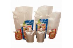 China Aluminum Foil Plain Spout Pouch Packaging With Cap supplier