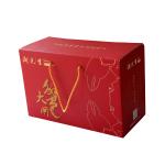 Custom recycled Corrugated paper Food Boxes Packaging with handle rope for sale