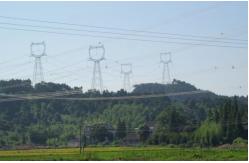 China Cat Head Transmission Line Lattice Steel Tower For Site supplier
