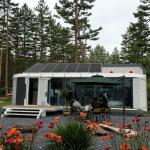 Fuqian 2025 Steel Structure Mobile Home Capsule Container Houses With Balcony For Exterior Courtyard Warehouse Mall Carport Use for sale