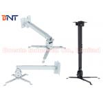 Smart Office Projector Cold Rolled Steel Dual Projector Ceiling Retractable Mount Kit Bracket 43~65 cm for sale