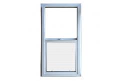 China White UPVC PVC Single Hung Window Lower Panels Slides Vertically supplier