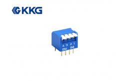 China 4 Position Dual Inline Package DIP Switch ISO9001 Approved 1000gf max supplier
