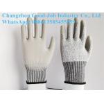 13G PU HPPE Liner Cut Resistant Protective Work Gloves Polyurethane Palm Coated EN388 4443C for sale
