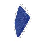 Recyclable HDPE Nestable Plastic Pallets PP FM 4000Kg Static For Port for sale
