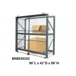 Inventory Shrinkage Pallet Rack Security Enclosure 96*42*96 Inch Grey Color for sale