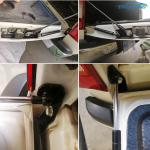 2018-2020 Nissan Ruiqi 6 Trunk Black Tailgate Support Struts 310mm For Car Rear Door