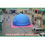 Digital Blue Inflatable Planetarium For Teaching / Watching Movie for sale