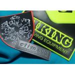 High Frequency 3m Reflective Letters For Clothing With Embossed Logo