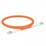 Multimode LC UPC To LC UPC Simplex OM1 OS2 Fiber Optic Cable PVC for sale