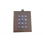 Stroke 0.45mm IP68 Dynamic Desktop Backlit Keypad Vandal Scratch Proof for sale