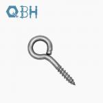 Customized Stainless Steel Closed Eye Bolt / Eye Hook Bolt Zinc Plated Finish