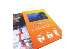 China Transparent Display LCD Video Brochure Card Customized For Festival supplier