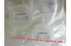 China 2 Inch Sapphire Substrate AlN Template Layer Wafer For 5G BAW Devices supplier