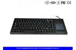 China Rugged Plastic Industrial Keyboard With Function Keys And Integrated Touchpad supplier