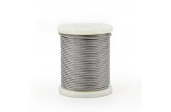 China 0.5mm - 1mm Ss 316 Invisible Grill Wire Rope 7x7 Wire Rope supplier