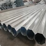 Hongxin Hot Dip Galvanized Philipines Nea Standard Octagonal Distribution Steel Pole 25FT 30FT 35FT 40FT 45FT for sale