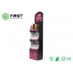 Customized Foldable Cosmetic Pop Cardboard Displays , Corrugated Cosmetics Display Stands for sale