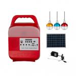 8Hrs 8000mah Portable Solar Energy Lamp Wall Mounted Cabin Solar Panel Kit for sale