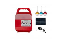 China 8Hrs 8000mah Portable Solar Energy Lamp Wall Mounted Cabin Solar Panel Kit supplier