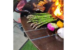 China 100cm Barbeque Corten Base 2mm Heavy Duty Fire Pit Grill supplier