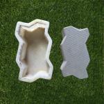 Concrete Silicon Plastic Paver Mould 20-25mm Thickness For Garden Path