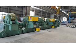 China 100mm/Min 700t Welding Turning Roller Motorized Bogie Steel Wheel supplier