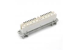 China ABS 10 Pair Terminal Block Distribution Module Phosphor Bronze supplier