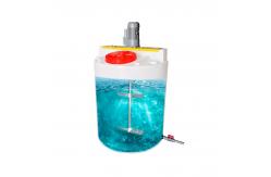 China 100 Gallon Dosing Chemical Mixing Tank Vat With Agitator supplier