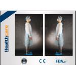 China PP/SMS/SMMS Disposable Exam Gowns Antibacterial Fluid Resistant for sale