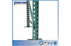 China Roll-formed Teardrop Design Pallet Rack With Strict RMI Specifications supplier