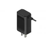 Black 5W Universal Wall Mount Power Adapter , Wall Plug Power Adapter For Mobile for sale