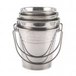 MCSS New Arrive Metal Champagne Bucket 4.0L Stainless Steel Beer Wine Ice Bucket For Bar for sale